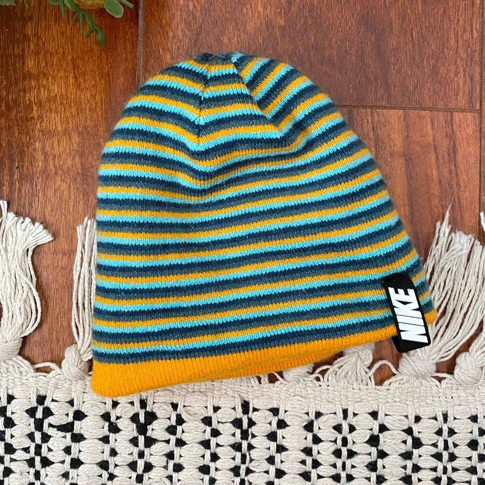 Baby Nike Striped Beanie
